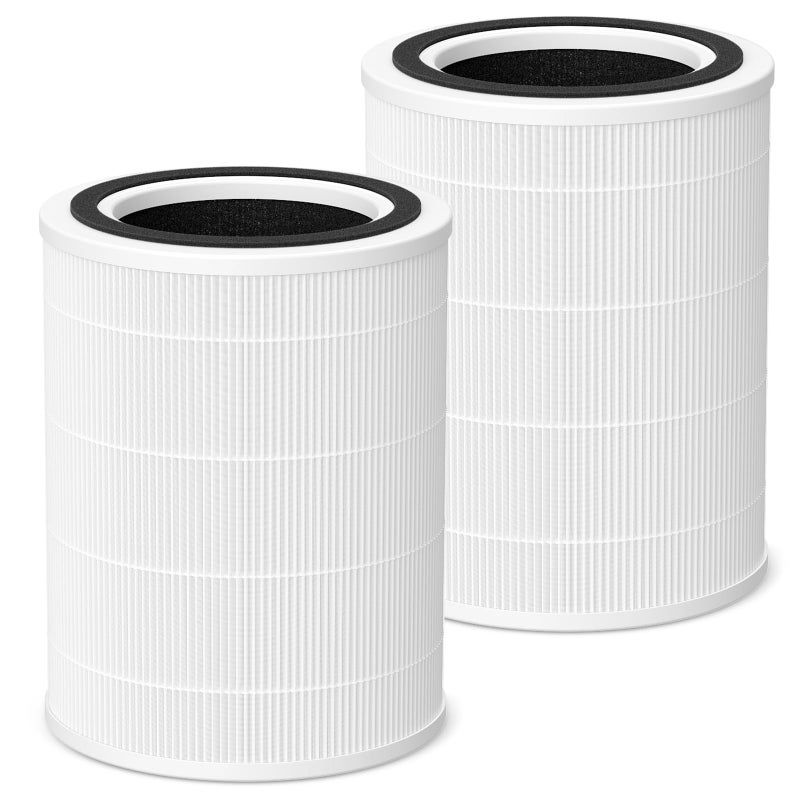 isingo HAP606 Replacement Filter Compatible with XenonLab VisionAir HAP606 Air Purifier FreAire HAP606 ECOSELF HAP609 3Stage HEPA Activated Carbon HAP606 Air Filter for Home Room Smoke Dust Odors - Image 2