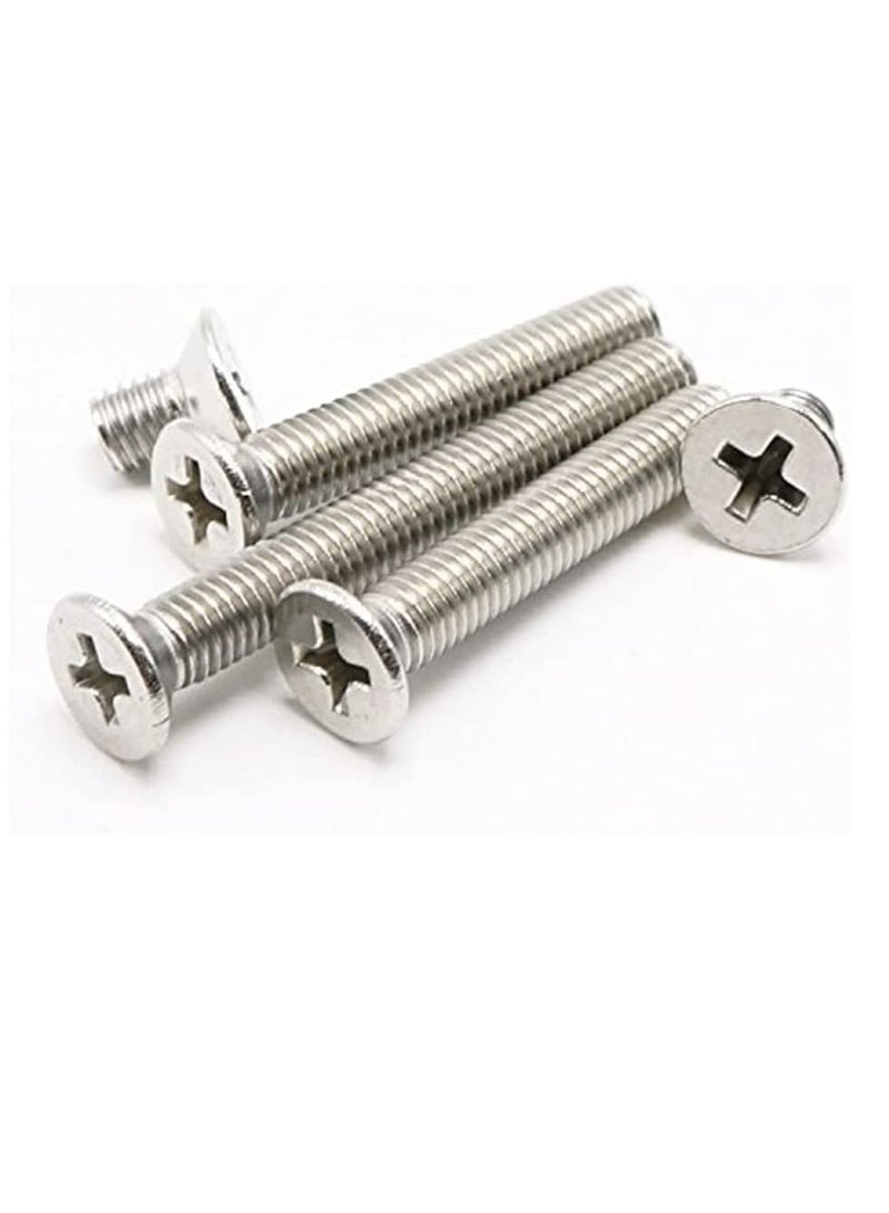 RACO Machine Screws/Bolts Stainless Steel Round Head Phillips Screws Muliti Purpose Use (5, 6x25mm) - Image 1