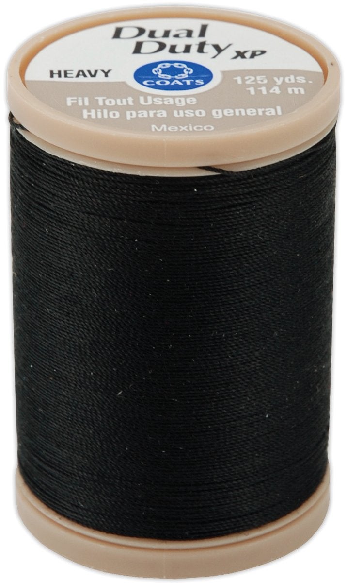 Coats & Clark Dual Duty XP Heavy 125 YD Black