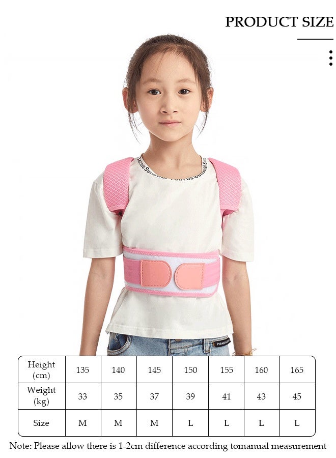 Back Brace Posture Corrector for Girl Boy, Children Hunchback Correction Belt Back Spine Support Belt Correcting Hunchback L - Image 2
