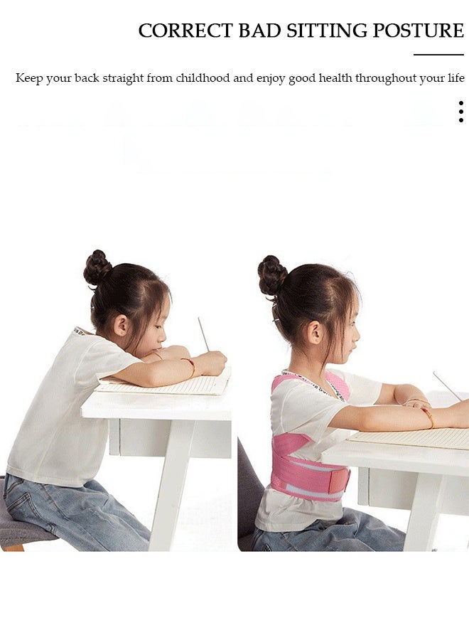 Back Brace Posture Corrector for Girl Boy, Children Hunchback Correction Belt Back Spine Support Belt Correcting Hunchback L - Image 5