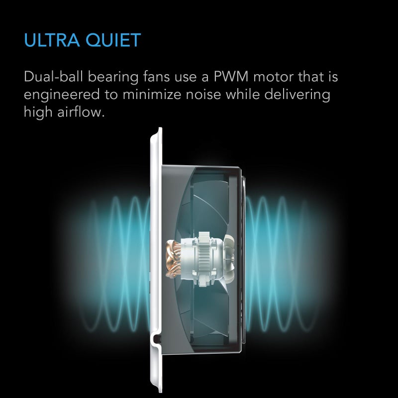 AC Infinity AIRTAP T4 White, Register Booster Fan for 4â€ x 10â€ Register Holes, Improves Heating & Cooling Vents, Quiet 10-Speeds, Bluetooth App Control Data Alerts. ONLY FITS 4â€ x 10â€ Duct Openings - Image 4