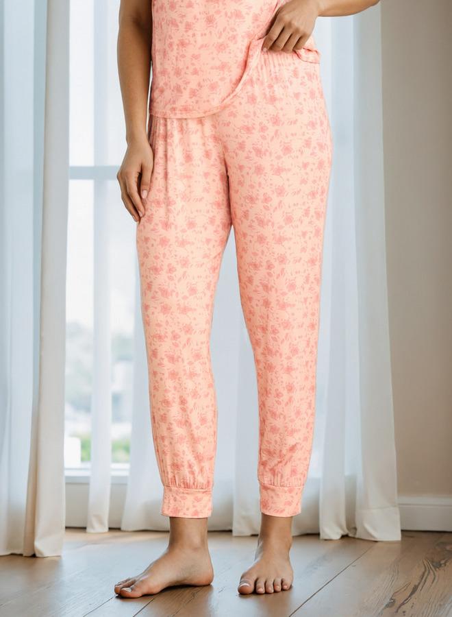 سبلاش فيڤ طقم بيجامة للحوامل مطبوع - Image 4