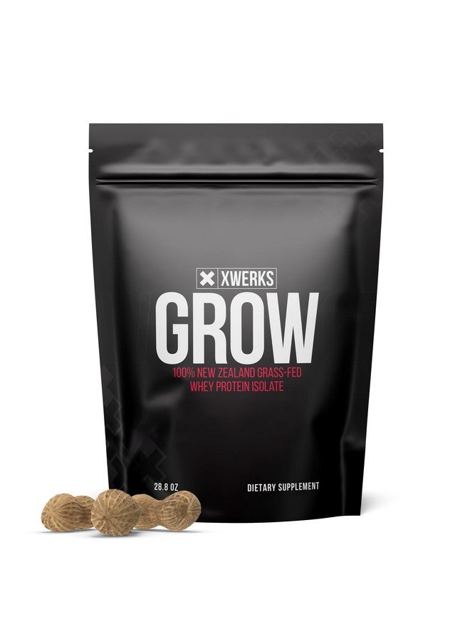Xwerks Grow 100% New Zealand Grass-Fed Whey Protein - 25G Of Pure Isolate Protein Powder (30 Servings) All-Natural, Paleo & Keto-Friendly, Soy & Gluten-Free, And Easy To Digest (Peanut Butter) - Image 1