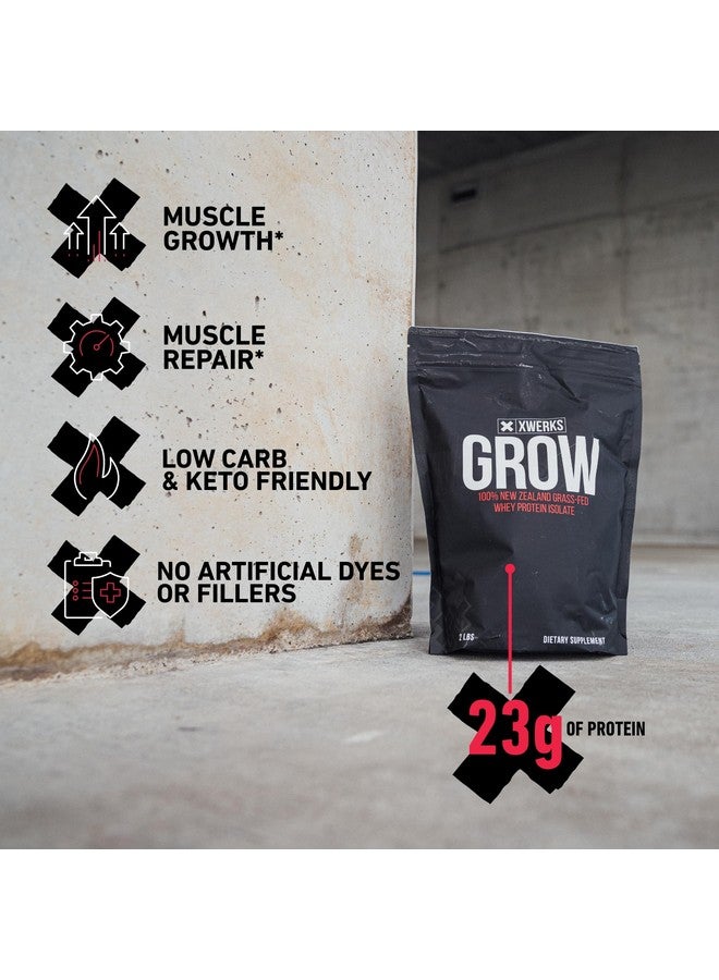 Xwerks Grow 100% New Zealand Grass-Fed Whey Protein - 25G Of Pure Isolate Protein Powder (30 Servings) All-Natural, Paleo & Keto-Friendly, Soy & Gluten-Free, And Easy To Digest (Peanut Butter) - Image 4