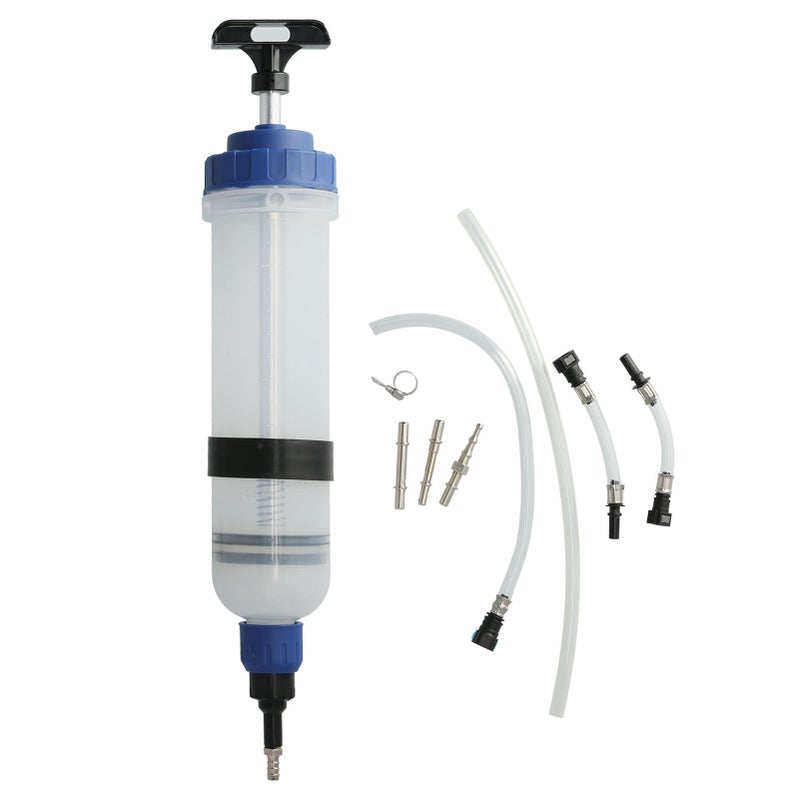 Car Brake Fluid Extractor Pneumatic Manual Oil Liquid Change Filler Pump Auto Repair Tool - Image 1