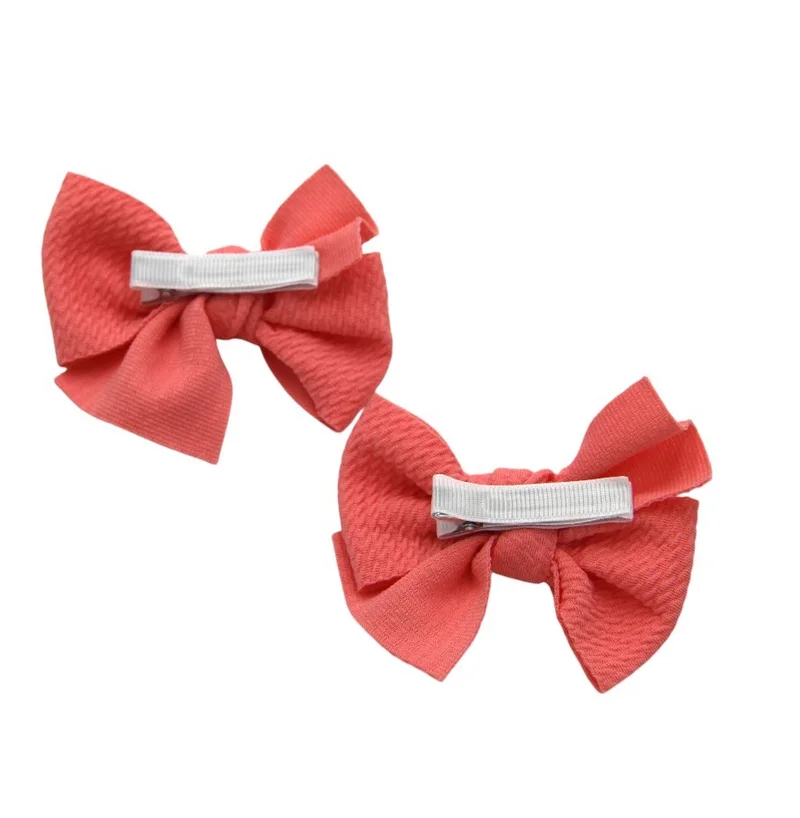 D'Daniela Dana Glasses and Bow Barrette Clip Set For Babies and Girls - Pomelo Pink