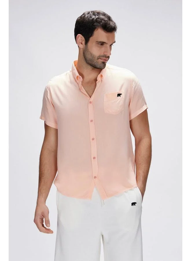 Bad Bear Frank Pink Men's Basic Short Sleeve Shirt.