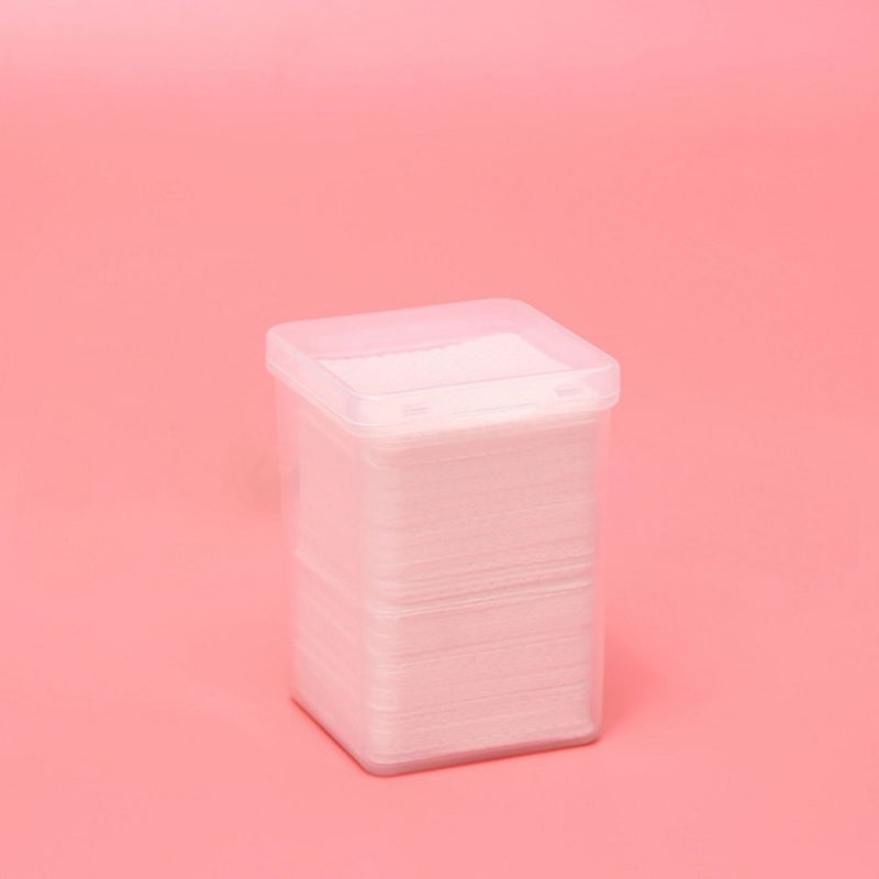 5pcs of One Set Nail Swab Box Durable Cosmetic Box Single Lattice Cotton Case Cotton Swabs Organizer for Home Bathroom Bedroom Travel - Image 4