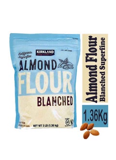 Almond Flour Blanched California Superfine, 1.36kg (3 Pounds)