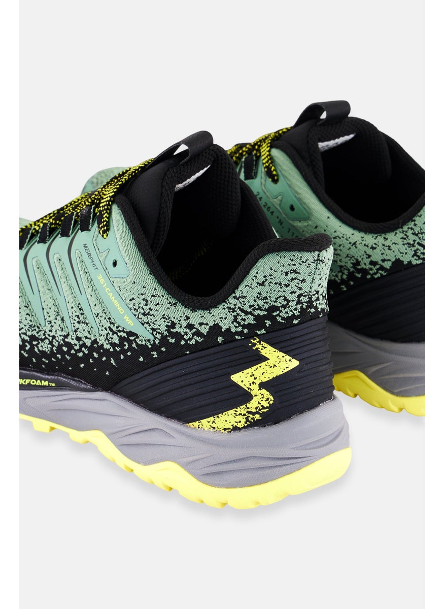 361 Degrees - Women Camino Lace Up Running Shoes, Sage Green - Image 1