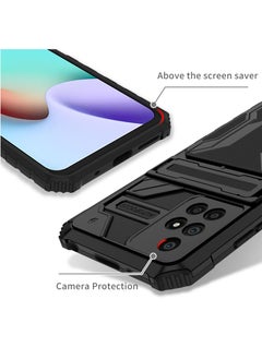 RICOONLINE Shockproof  Protective Cases Cover Compatible for Redmi 10/Redmi 10 Prime Black  - Image 4