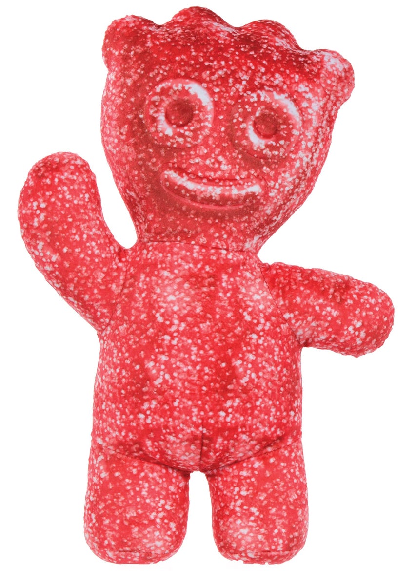 iscream iscream Sour Patch Kids Embossed 1675 x 12 Candy Character Shaped Pillow Red 