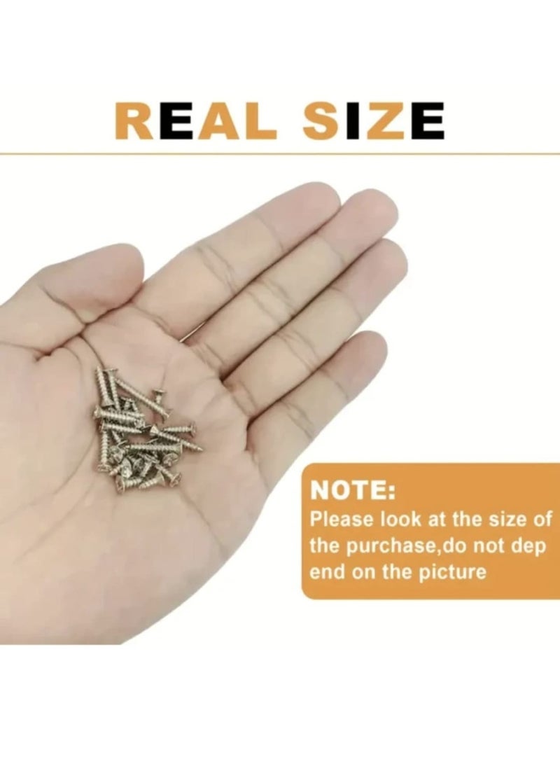 620-piece self-tapping screw assortment set M2 M3 M4 mounting screw kit locking nuts wood screws screw set - Image 5