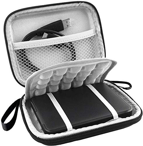 Stealodeal Hard Disk Case Cover for Seagate, Toshiba, WD, Sony, Transcend, Lenovo, HP & Hitachi 2.5 HDD External Hard Disk Cover (Black) - Image 1
