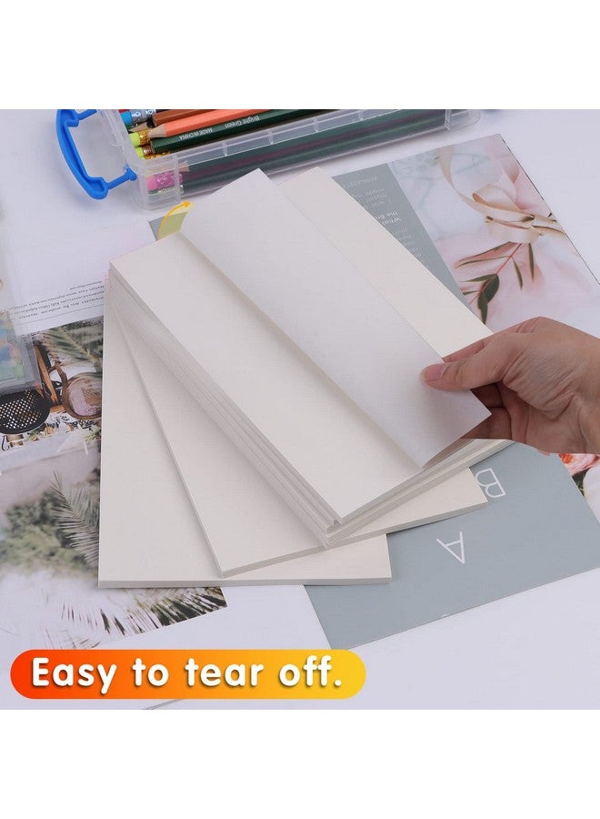 TINSKY 30Pack 4 * 6 Inch Paper Note Pads White Memo Pad Blank Writing Pad Memo Scratch Pad Paper Pad for Waitress Waiter Book to Do Grocery List Small Notebook Restaurant Checkbook, White - Image 5