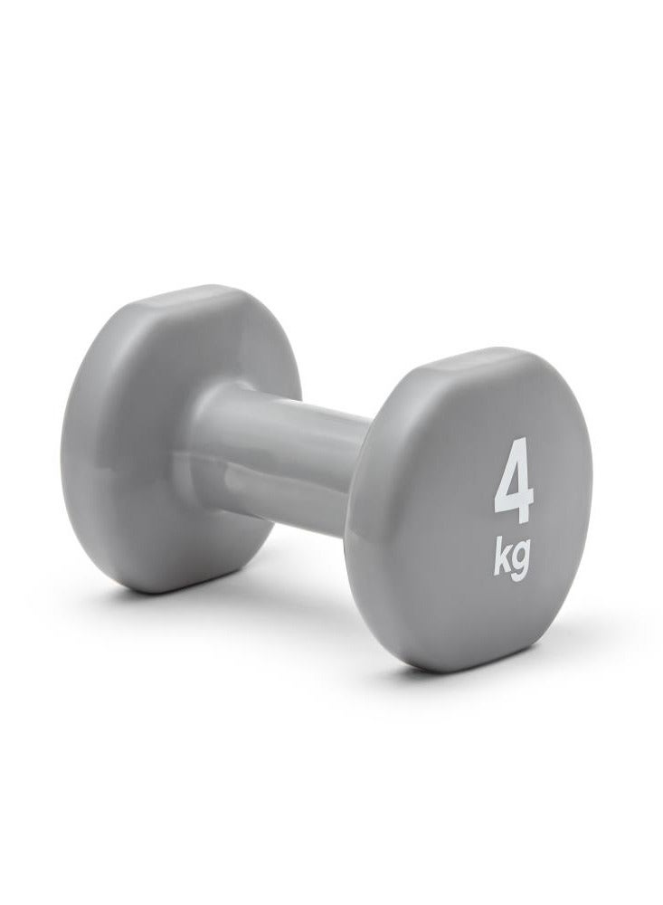 ريبوك دمبلز مطاطية سداسية 4 كجم (زوج) – متينة ومستقرة للتدريب في المنزل أو النادي - Image 2