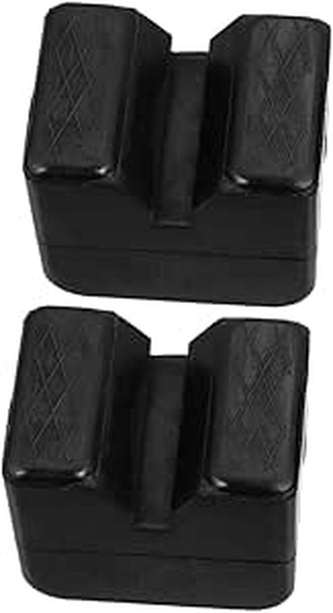2 Pcs Rubber Jack Pads Non Support Floor Pads For Safe Vehicle Lifting Compression Rubber Car Maintenance Emergency Use - Image 1