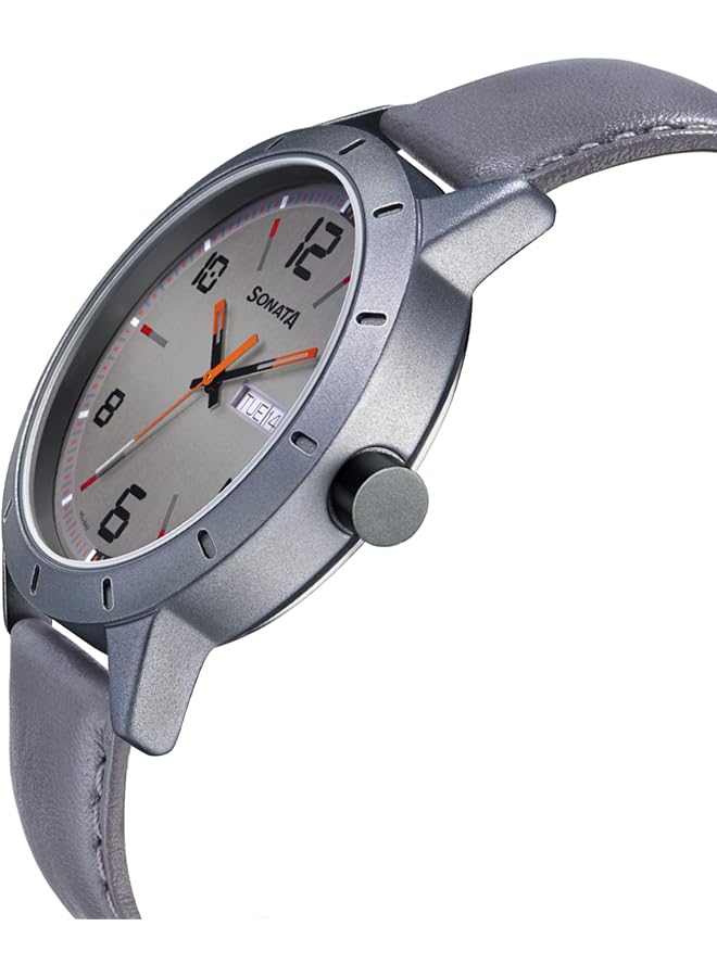 Sonata Nxt Analog Gray Dial Men Watch 7137Al01 7137Al01 - Image 3