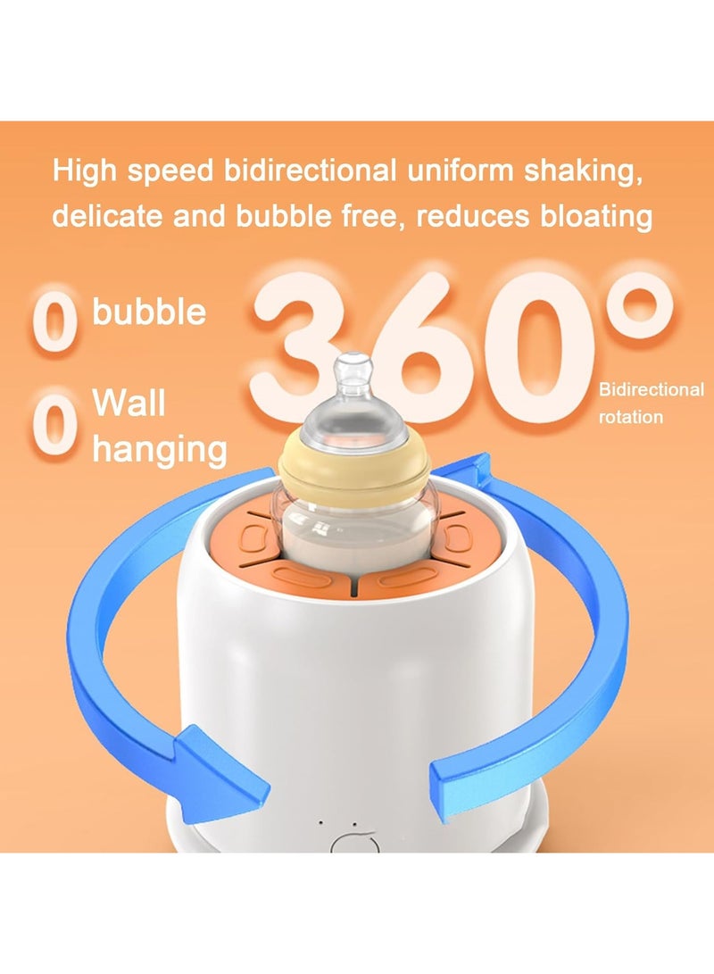 PEI  AN Bottle Mixer，3-Speed Smart Electric Baby Formula Mixer – Intelligent Automatic Milk Shaker with Timer & USB Charging | Anti-Clump Technology for Stage 1/2/3 Infant Formula | 12-Hour Battery & Ultra-Quiet Operation Baby Food Maker - Image 5
