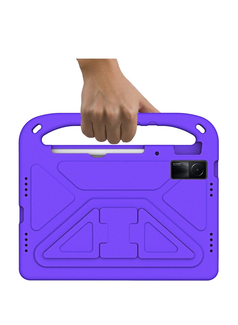 Kids Case Compatible with Xiaomi Redmi Pad 10.61 inch Released 2022 Light Weight Shock Proof Handle Stand Kids Friendly Protective Cover Case (Color : Purple) - Image 5