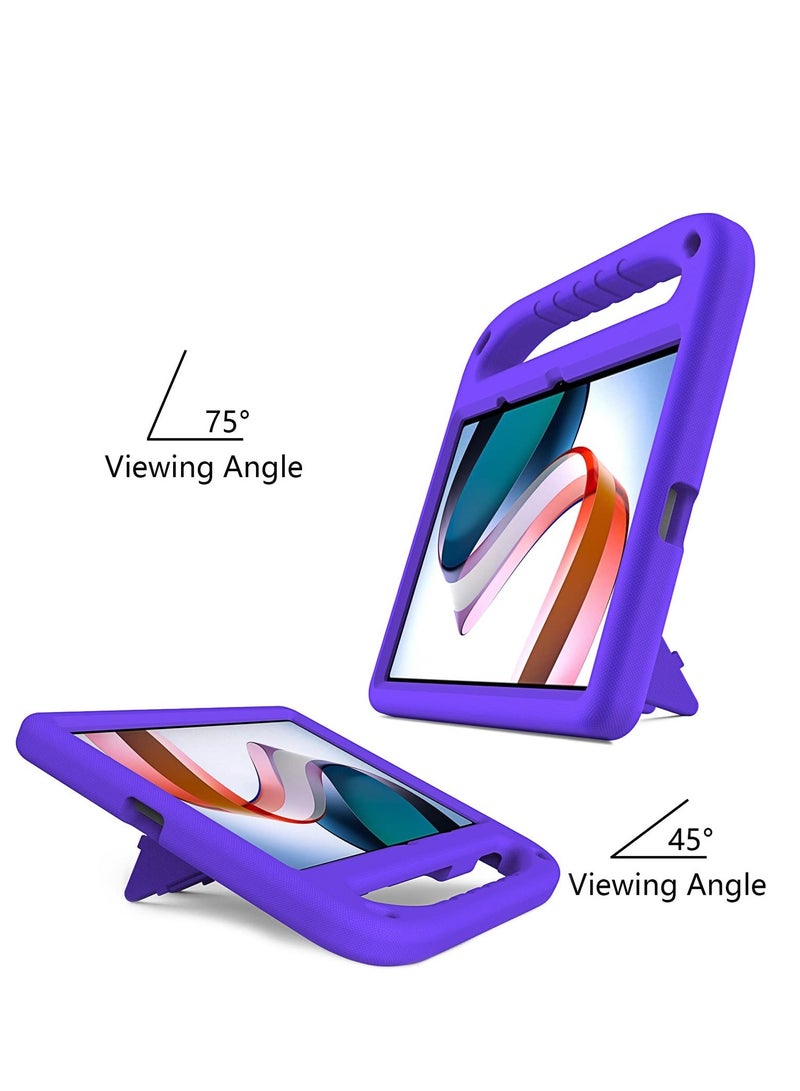 Kids Case Compatible with Xiaomi Redmi Pad 10.61 inch Released 2022 Light Weight Shock Proof Handle Stand Kids Friendly Protective Cover Case (Color : Purple) - Image 4