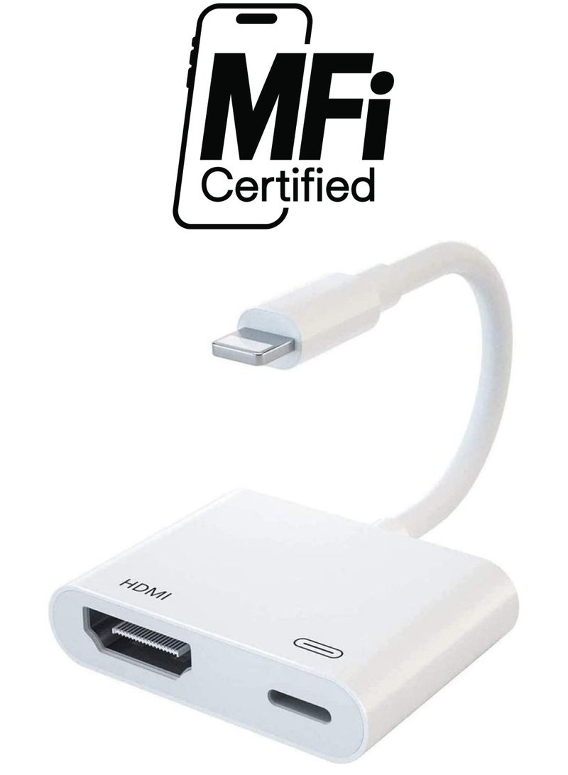 ICS Lightning To HDMI Adapter White - Image 1