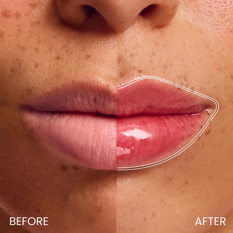 COLORGRAM كولورغرام تينت زجاجي فاكهي لامع | صبغة شفاه طويلة الأمد ومقاومة للماء | لامع شفاف مع لمسة من اللمعان الوردي، قابل للبناء والخلط للحصول على تأثير متلألئ ومتألق 0.11 أونصة. - Image 2