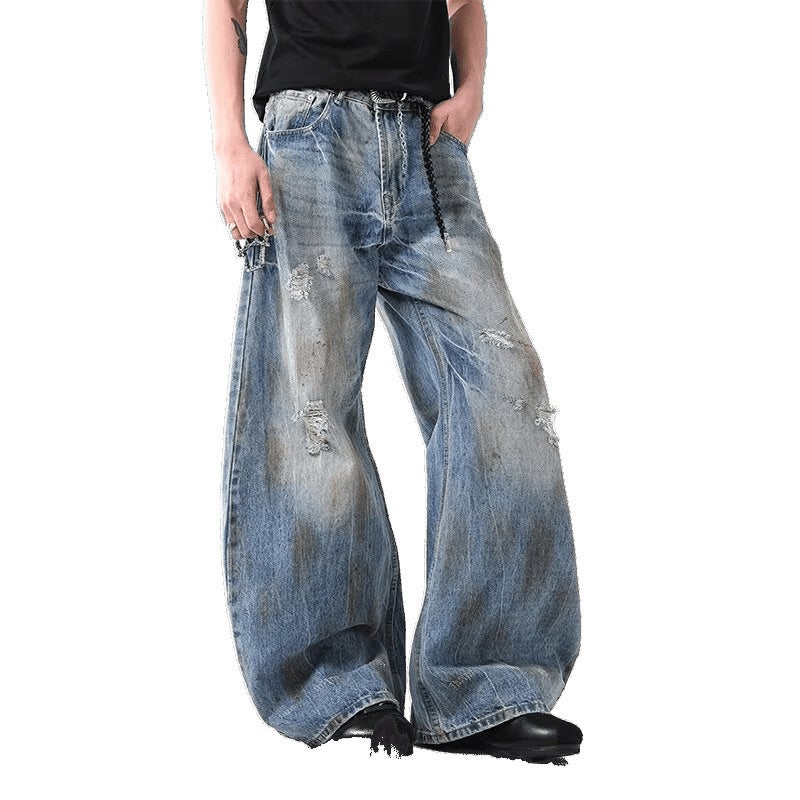 Unisex Casual Daily Denim Jeans - Image 5