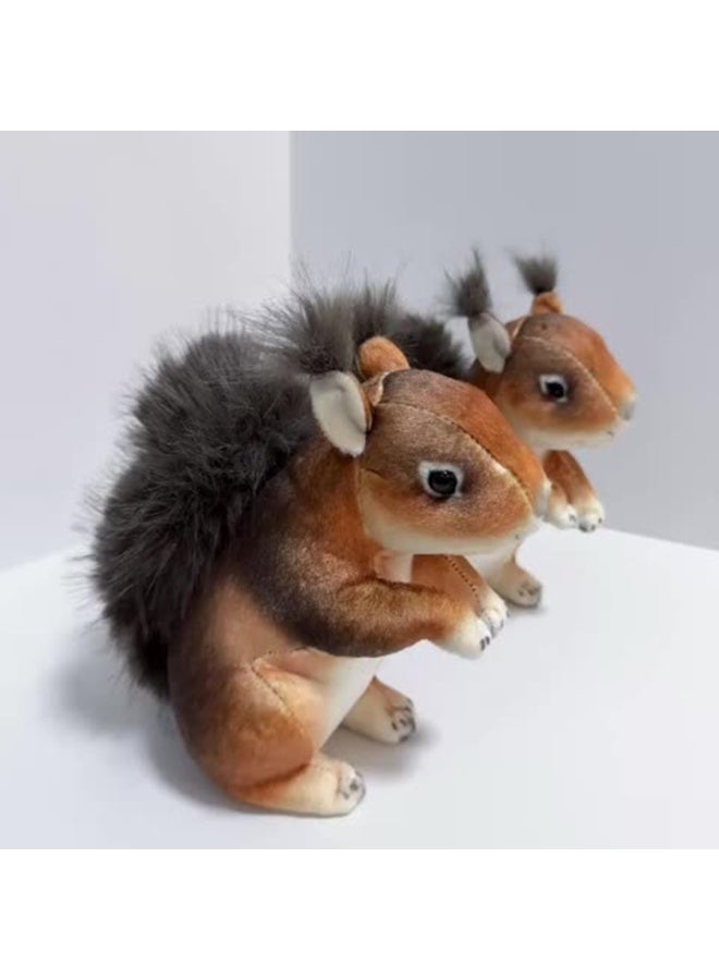 Realistic Squirrel Plush Toy, Soft And Durable Squirrel-Shaped Pet Doll, Safe And Chew-Resistant, Suitable As A Holiday, Birthday And Christmas Gift. - Image 2