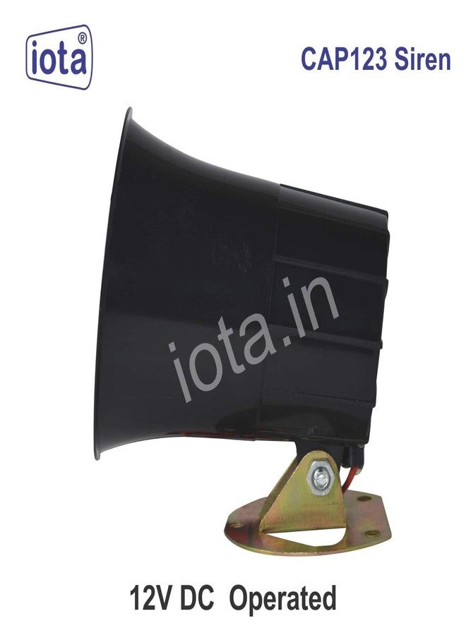 iota CAP123, 12V DC -115 dB ABS Hooter Alarm for Security, Loud Sound (300-400 m, Medium, Black) - Image 4