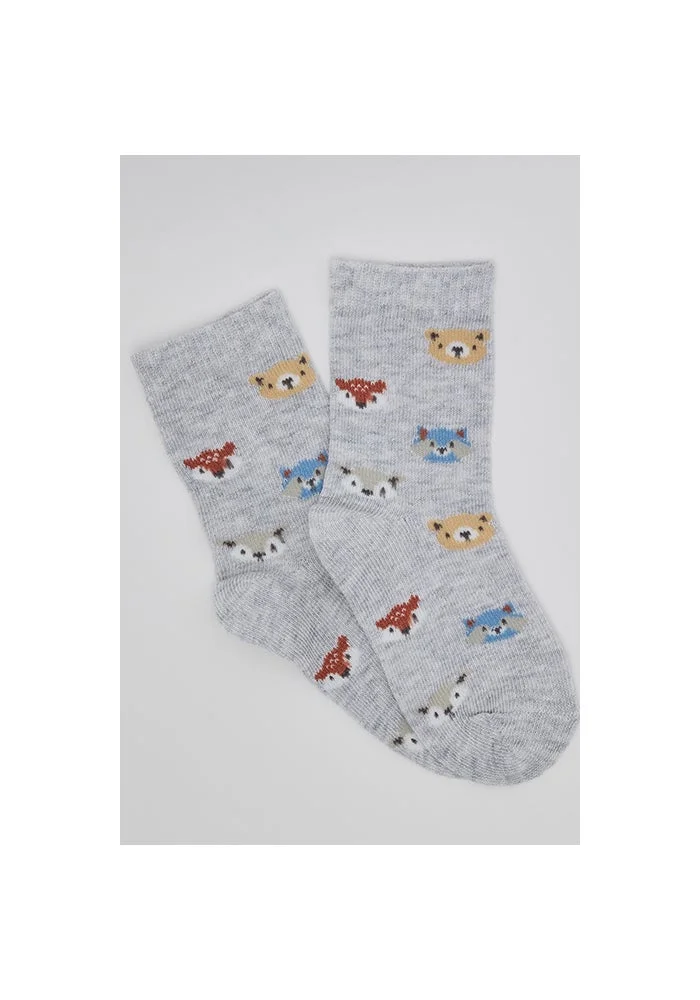 R&b 3 Pack Printed Crew Socks