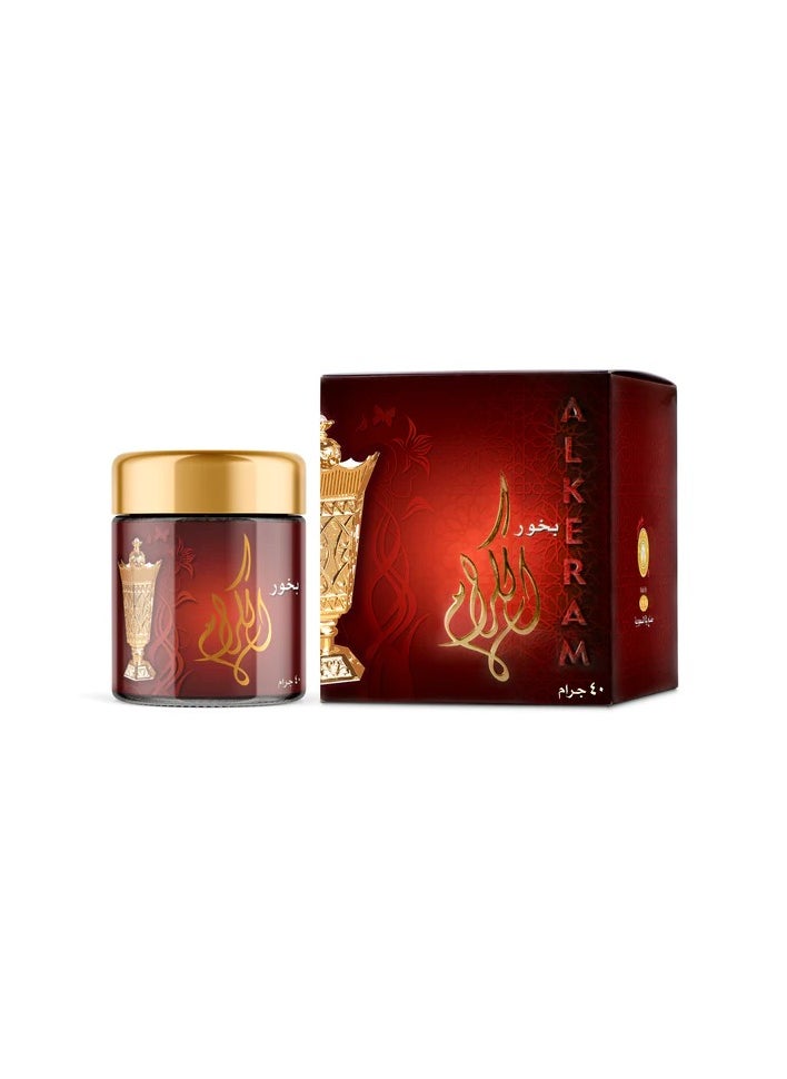 Sedr Al-Khaleej Perfumes Al keram Bakhour Incense Brown 40grams 