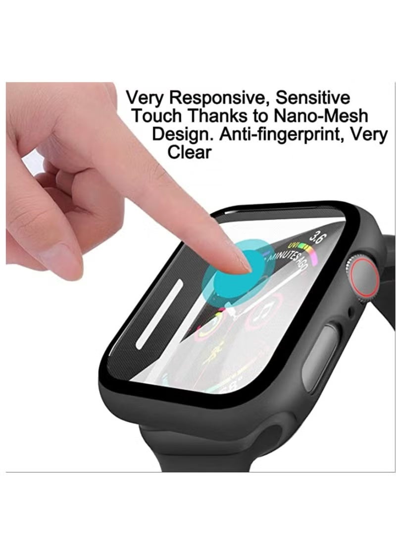 متوافق مع حافظة ساعة Apple Watch مع واقي شاشة 38 مم - Image 3