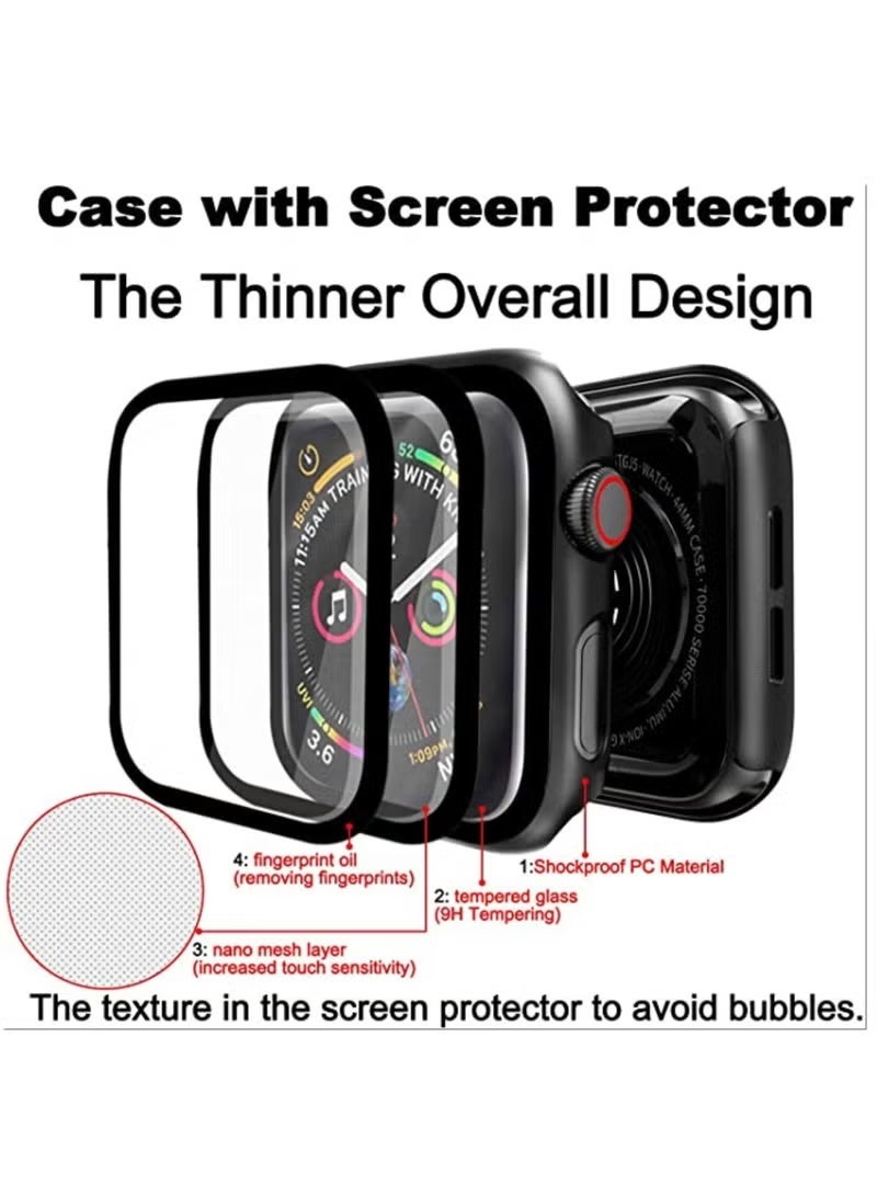 متوافق مع حافظة ساعة Apple Watch مع واقي شاشة 38 مم - Image 2