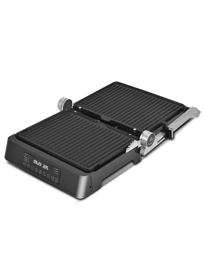 إم مياويان فرن كهربائي وصانع وافل 2 في 1 - 1800 واط عالي الطاقة مع صينية خبز قابلة للإزالة غير لاصقة مع عناصر تحكم رقمية، مثالي لشواء شرائح اللحم والخضروات وتحضير وجبات خفيفة للإفطار. - Image 2