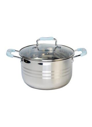Wilson Stainless Steel Casserole 32cm W/Lid Silver/Blue Silicon Handle - pzsku/ZD6BE2F5BFB512ED4CF1EZ/45/_/1739790973/206abccd-d23d-418e-b322-14f5a41b6d59
