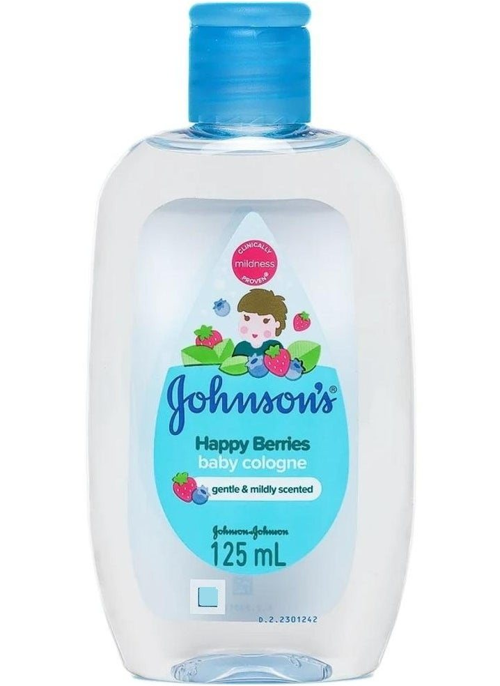 Johnson's Baby Happy Berries Baby Cologne Gentle And Mildly Scented 125 ML 