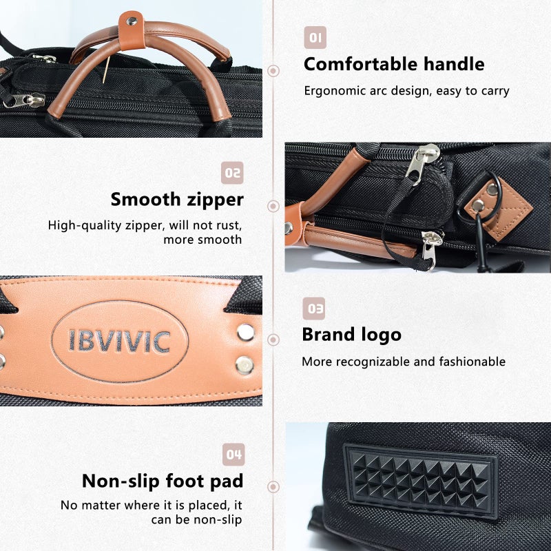 IBVIVIC حقيبة ساكسفون ألتو مبطنة 15 مم من IBVIVIC - Image 2