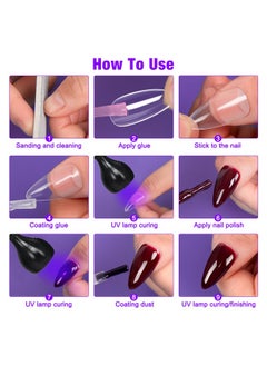 AORAEM AORAEM Nail Lamp LED Nail Manicure Dryer Curing Light with Black Gooseneck and Clamp for Gel Nails  - Image 5