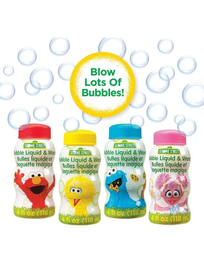 Sesame Street 4 Ounce Bubbles Party Toy With Wand (Pack Of 24) Model:1800