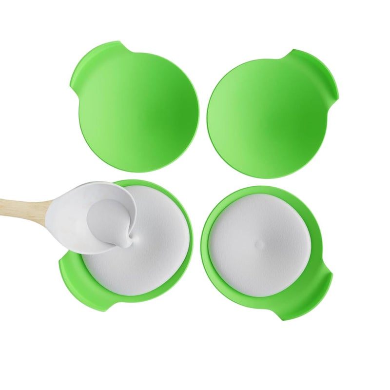 RAJMAAN Premium Silicone Idli I Idly Maker I Idli Liners Original, Green | | Multipurpose- Dhokla Maker | Cupcake I Muffin Maker | Non -Stick | Perfect round shaped Idlis I Food Grade Silicone | BPA Free | (Green, Pack of 1 (7 Pcs)) - Image 1