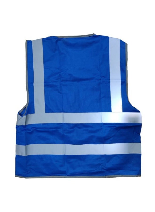 TAHA - Blue Solid Delux Safety Jacket –Durable & Comfortable Protective Outerwear for all Risk & Hazardous Environmnet | Blue | Size-XL - Image 1