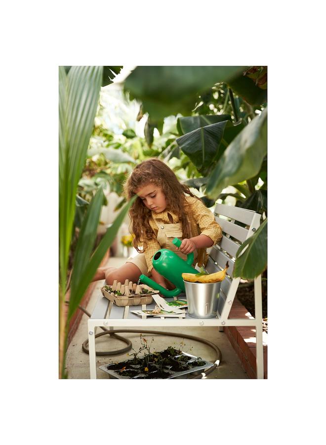 Zaboon 2-Seat Sofa, Outdoor, White/Grey, 100X59X67 Cm - Image 4