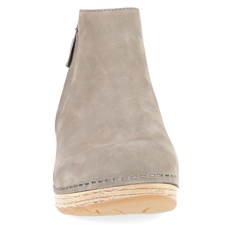Dansko Lizanne Booties for Women - Linings from Recycled Materials and Leather for Breathability- Lightweight Rubber Outsole for Long-Lasting Wear Taupe Milled Nubuck 6.5-7 M US - Image 4