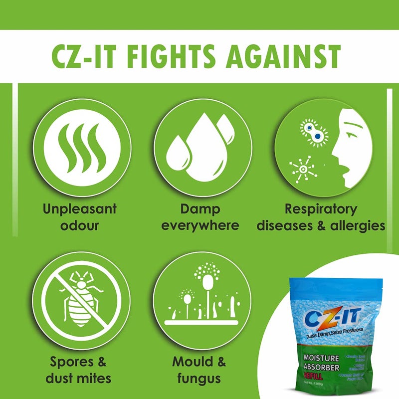 CZ-IT عبوة إعادة تعبئة CZIT لامتصاص الرطوبة 1200 جرام - Image 3