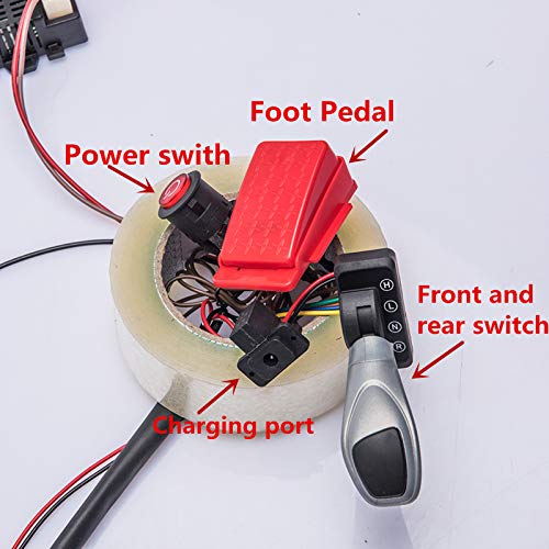 weelye Kids Electric Cars 12V Wiring Harness Remote Control Circuit Borad Switch, Children Electric Ride On Car Accessories - Image 4