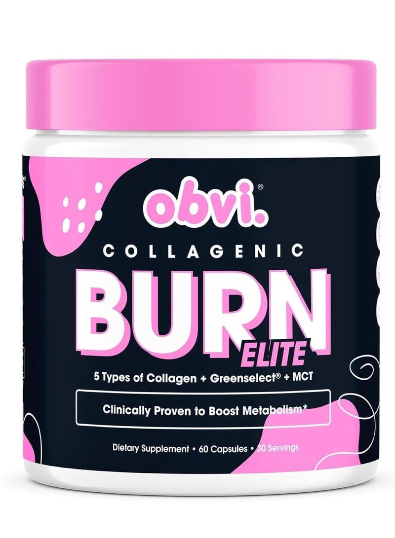 Obvi Collagenic Burn Elite 60 Capsules 30 serving - Image 1