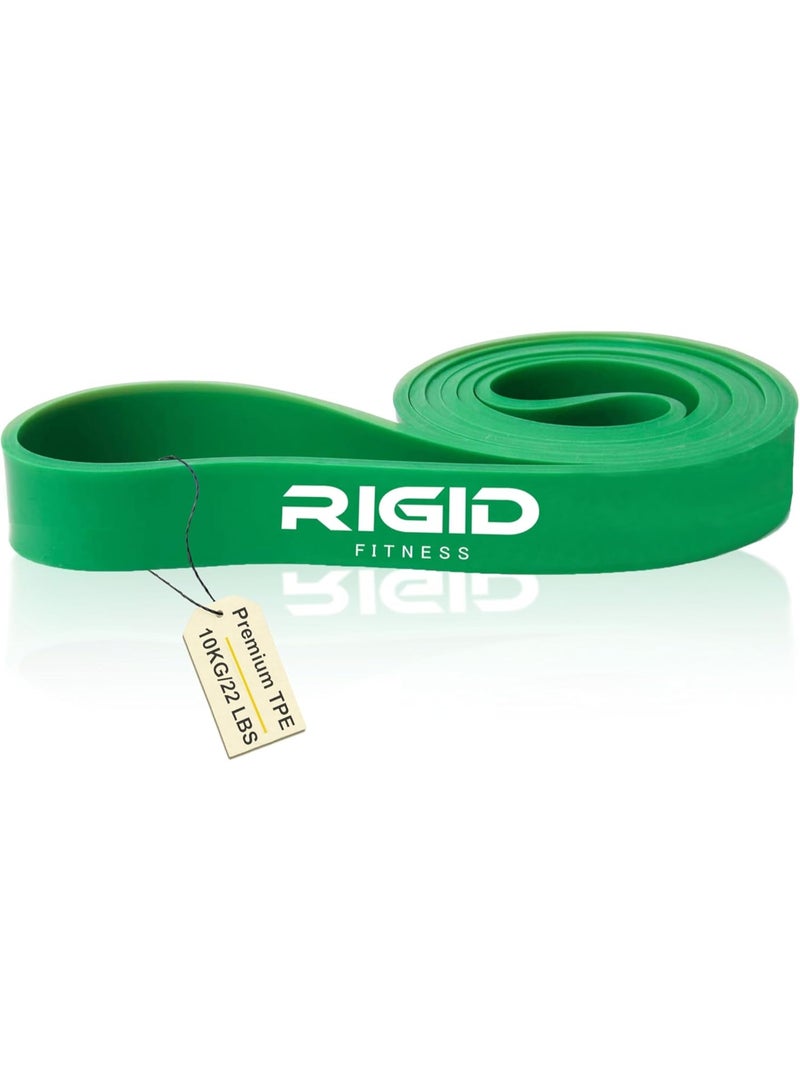 RIGID FITNESS Single Resistance Band - Heavy Duty Rubber Band with Strong Resistance, Pull-Up Assistance Band, Stretching Workout, Bodybuilding, Home Exercise Band - Image 1