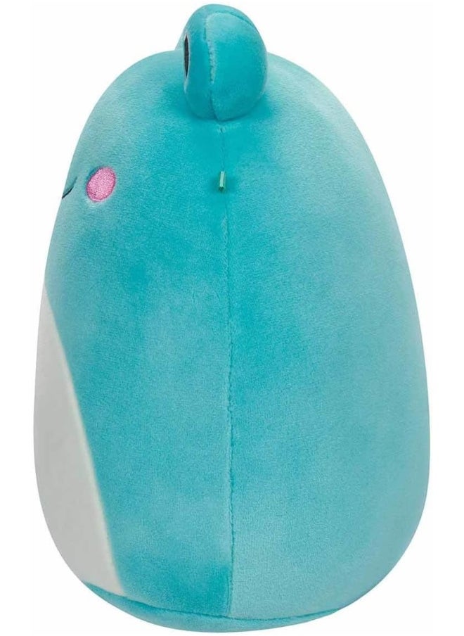 Squishmallows Squishmallows Robert Aqua Frog Little Plush Toy, 7.5-Inch Size  - Image 3
